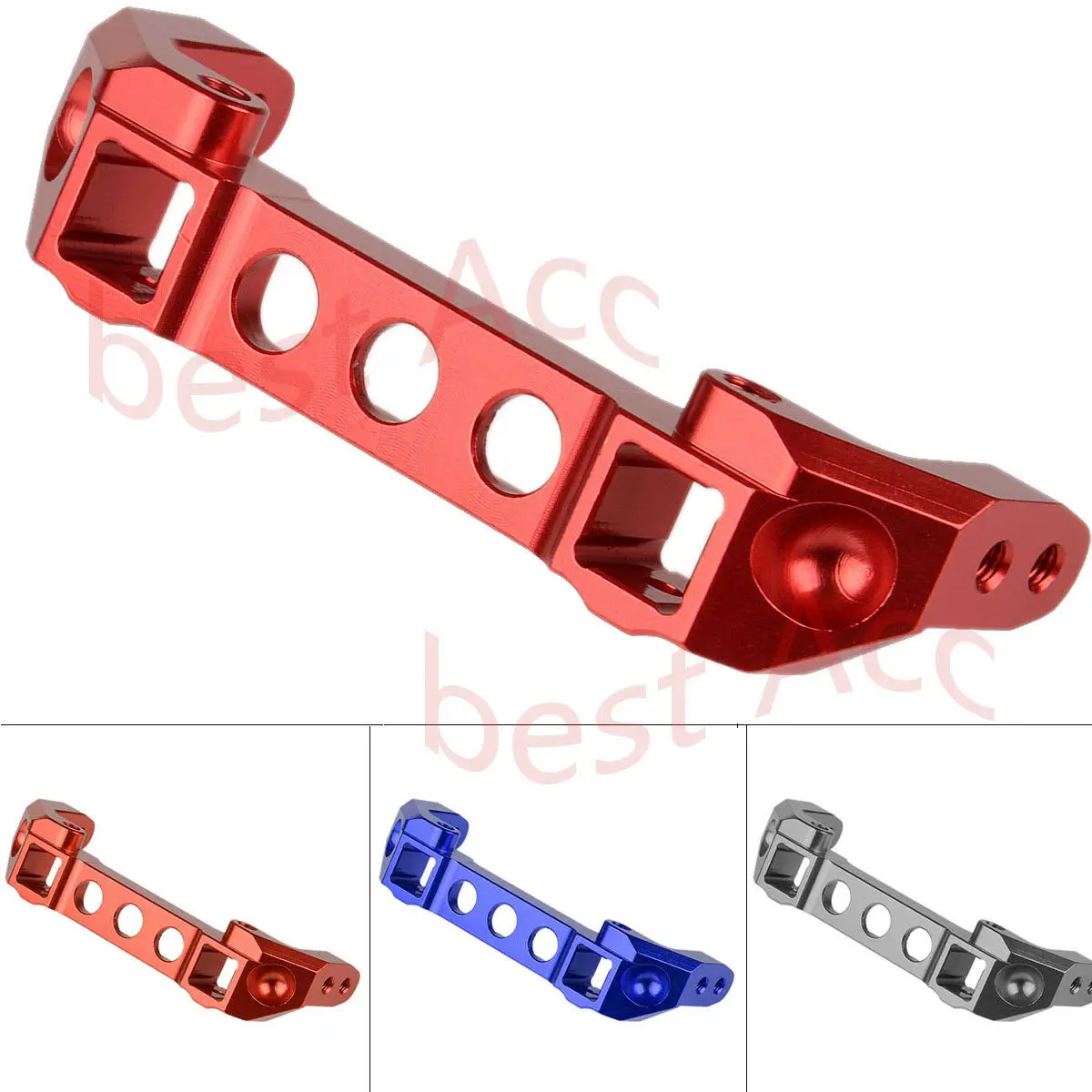 

For RC 1/10th Traxxas TRX-4 TRX4 Heavy Duty Front Bumper Mount Aluminum # 8237