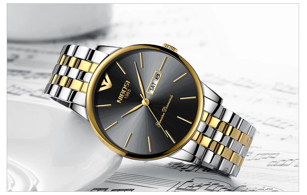 Relogio Masculino NIBOSI Mens Watches Top Brand Luxury Simple Watches Men Steel Calendar Date And Week Fashion Watches 2018 Saat (11)