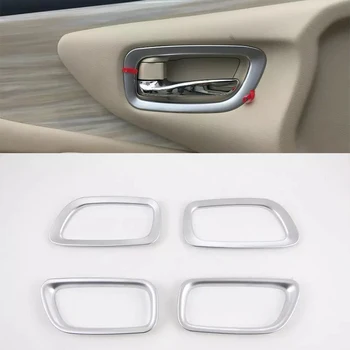 

Car Accessories Interior Decoration ABS Inner Door Handle Bowls Frame Cover Trim For Nissan Murano 2015 Car Styling