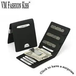 VM FASHION KISS инновационный дизайн из натуральной кожи тонкий кошелек для монет Crazy Horse кожаные держатели кредитных карт кошельки