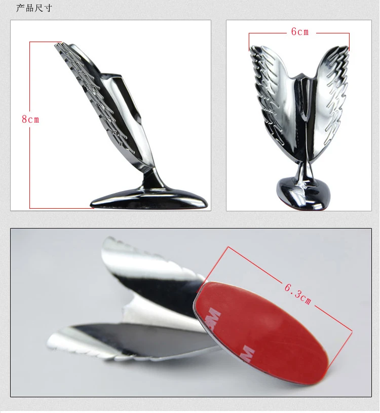 

1pc metal Car head hood bonnet badge with Beauty K H* N* T* L M* K* S* pattern for all Japanese/Korea car makers DIY Decoration