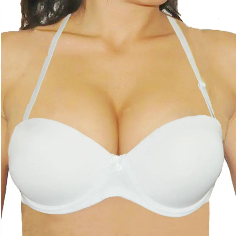 clear push up bra strapless