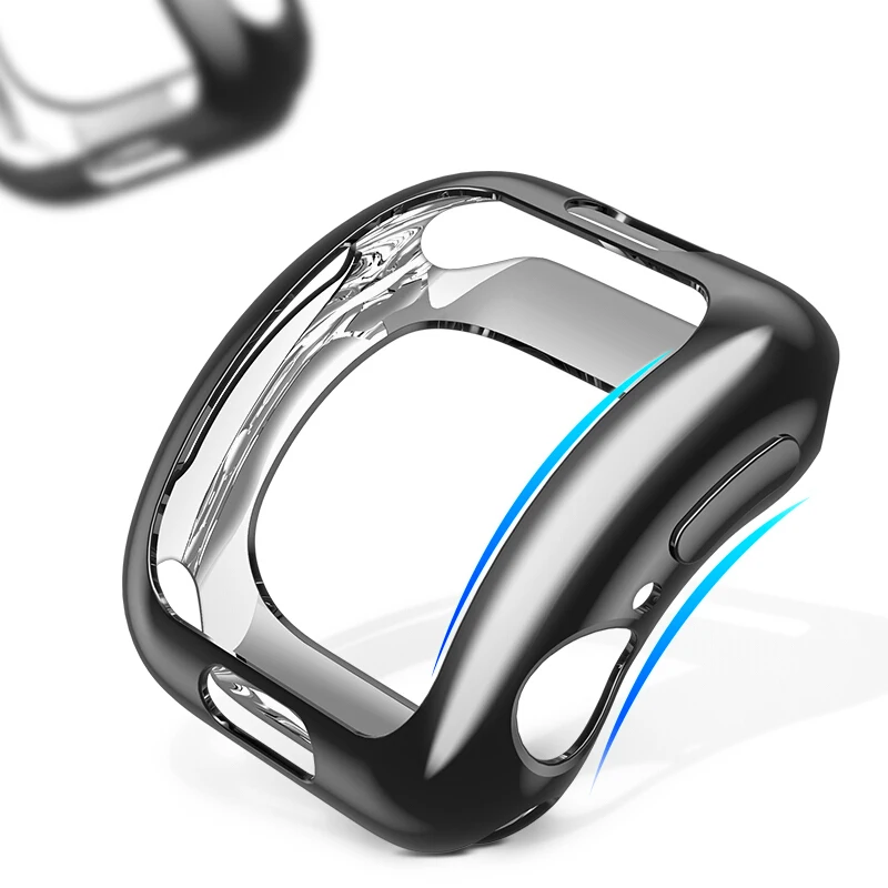 JGKK для Apple Watch 4 серии 40 мм 44 чехол Защитная крышка экрана Полный Передний