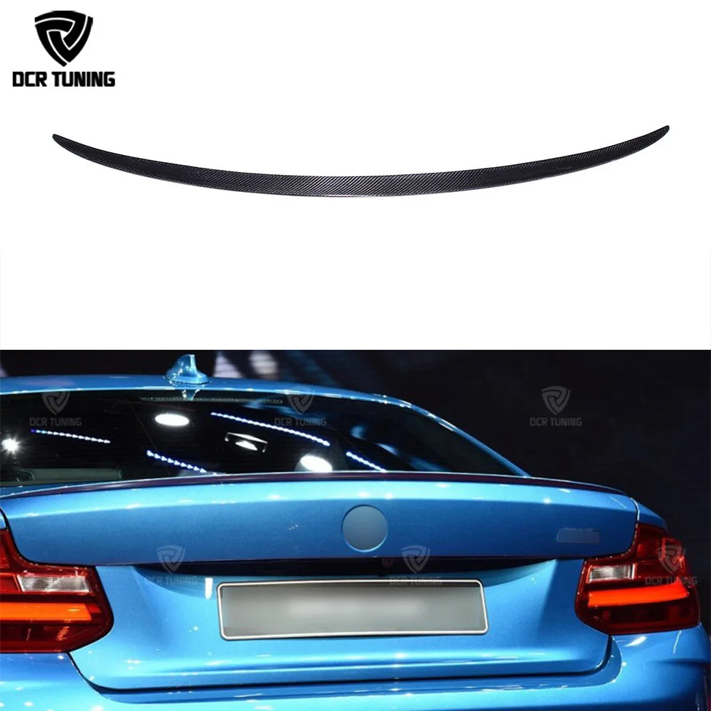 

M2 Style For BMW 2 Series F22 F23 F87 M2 Carbon Fiber Rear Trunk Spoiler 220i M235i 228i 218i 225d 2014 2015 2016 - UP
