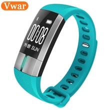 Новинка 2017 года vwar мониторинг ЭКГ Smart Band Фитнес трекер Приборы для измерения артериального давления браслет pulsometro PK ID107 xio Mi mi Группа 2