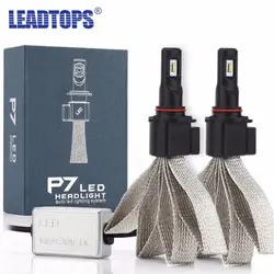 Leadtops водить автомобиль Фары H7 H4 H13 880 LED H8/H11 HB3/9005 HB4/9006 9007 60 вт 9600LM авто спереди лампы автомобилей лампы EE