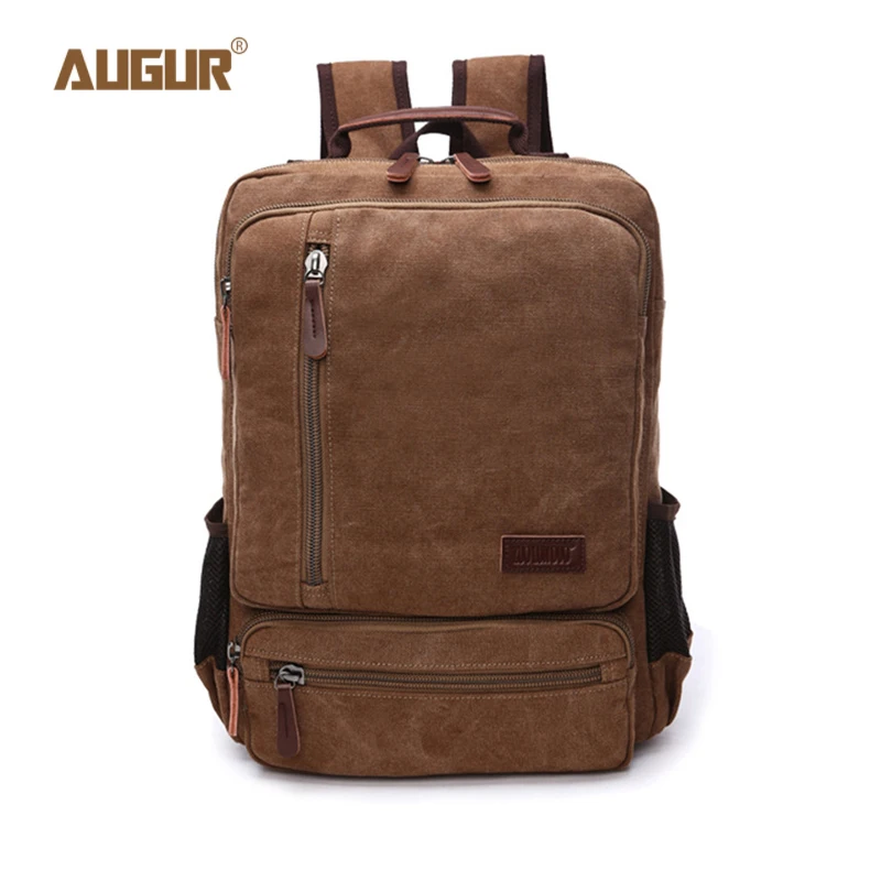 

New Canvas Backpack Men's Vintage Laptop Backpack Mochila Hombre Plecak Fashion Big Travel Backbag For Men Zipper Backpacks