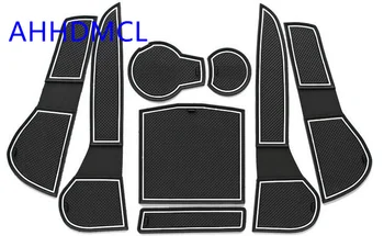 

Car Door Groove Mat Gate Slot Cup Armrest Storage Pad Mat For Audi A4L 2009 2010 2011 2012