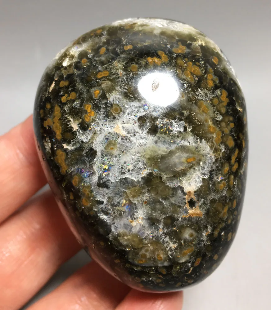 

200g NATURAL OCEAN JASPER QUARTZ CRYSTAL HEALING stone gift fengshui