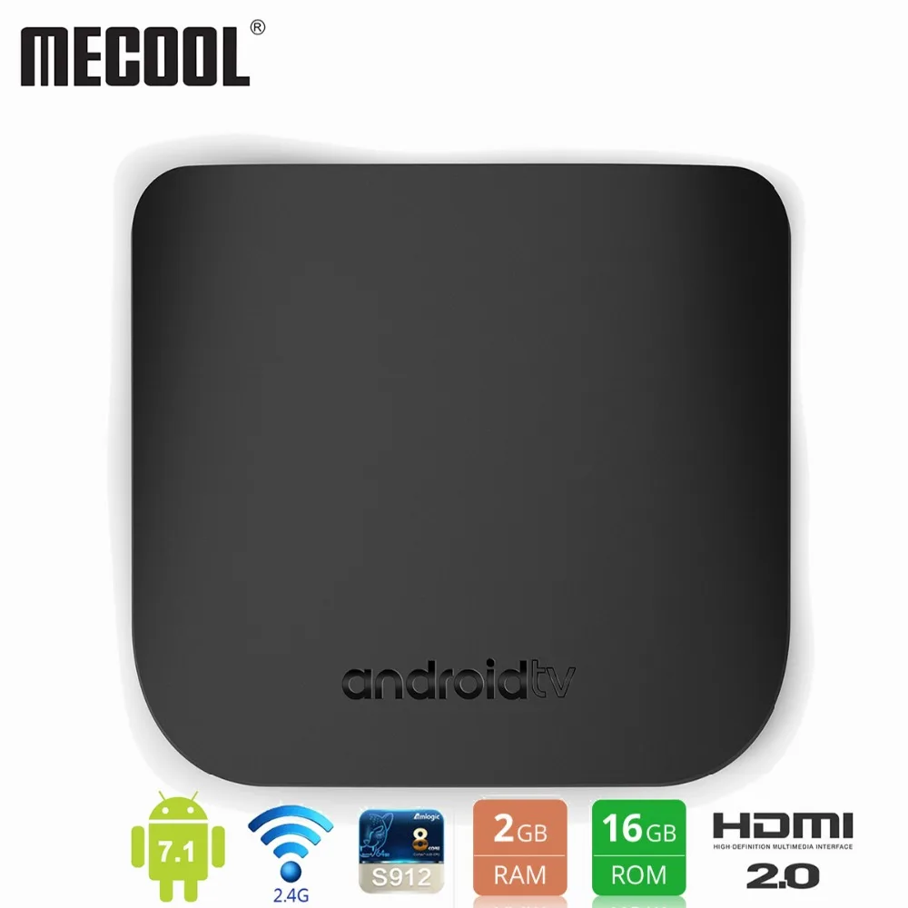 

Mecool Android TV Box M8S Plus L Amlogic S912 Octa core 2GB 16GB THIN Smart Media Player 2.4G WiFi 4K HDR10 Android7.1 TV Box