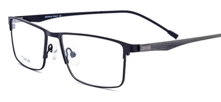 Business Full Rim Titanium Spectacle Man Eligible For Progressive Bifocal Single Vision Minus Square Korean Glasses Frames Itao - Цвет оправы: Black