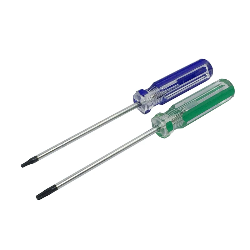 

Set of 2 Security Screw Driver Tool T8 T10 Torx Repair Screwdriver for Xbox One Xbox 360 Controller and for PS3 PS4 Controller
