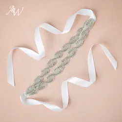 AW кристалл оголовье серебряные Свадебные заставки для свадебный головной убор, украшения 2018