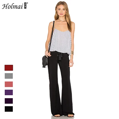 HOLMAI-Casual-Women-High-Waist-Cotton-Long-Trousers-Loose-Pure-Color-Tie-Up-Waist-Wide-Leg.jpg_640x640