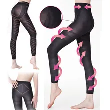 Корректирующее белье для тела, штаны для похудения, спиральный массаж, сжигание калорий, женские контрольные трусики, узкие штаны для ног, подтягивающие попу, черные подштанники