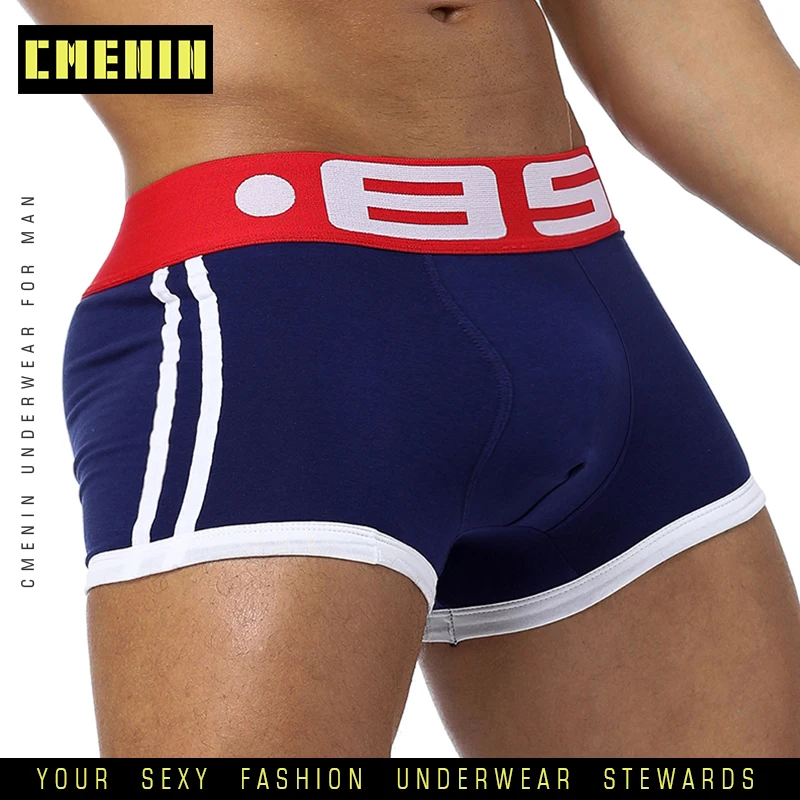 

CMENIN Brand Men Underwear Boxer Sexy Cotton Boxers Gay Underwear Man Underpants Mens Under Wear Panties Lingerie Shorts BS40