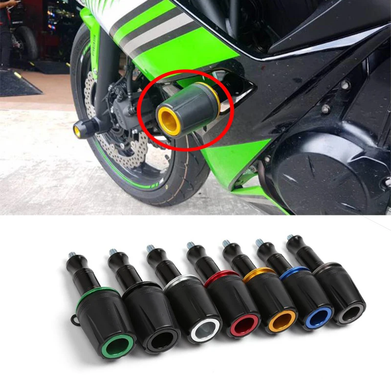 

For Kawasaki Z125 Z250 Z650 S1000RR Yamaha R1 Honda CBR Frame Slider For Motorcycle Anti Crash Pad Protector Falling Protection
