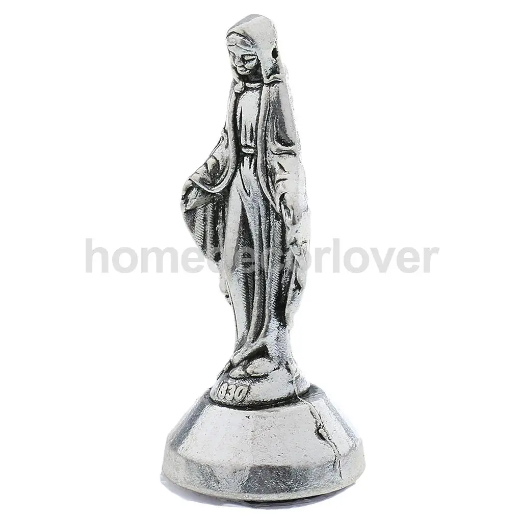 Madonna christ Statue Figurine for car home chapel Decor Bronze