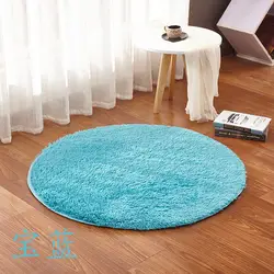 Детский коврик для ползания игровой коврик с короткими волосами диаметр 100 см мягкий удобный для здоровья и безопасности игровой коврик