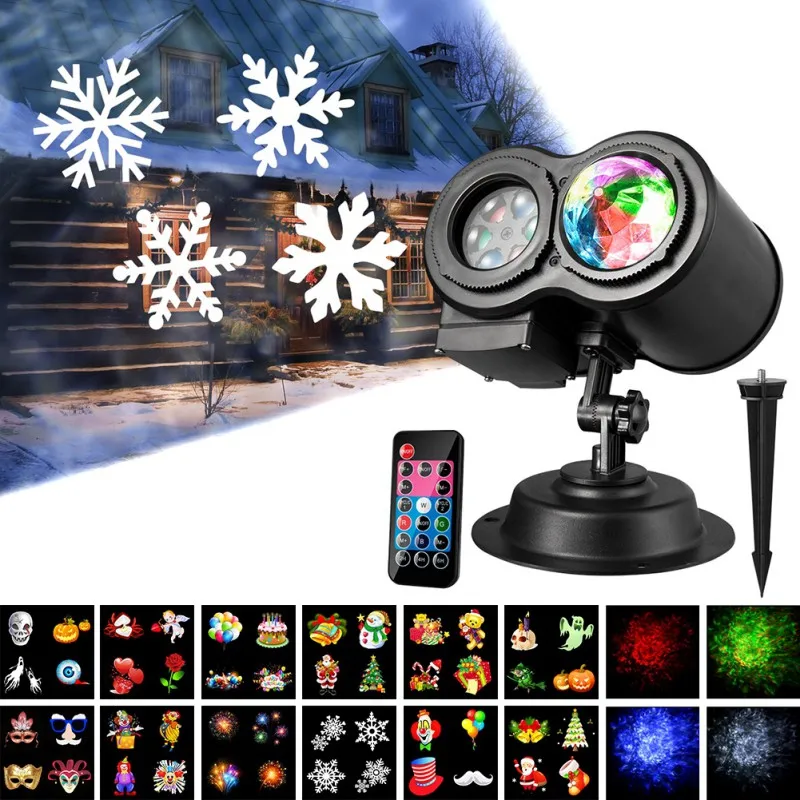 Light-Decor Party-Supplies Double-Light Halloween for Garden with Remote-Control 4-Colors Light-Decor Party-Supplies Double-Light Halloween for Garden with Remote-Control 4-Colors