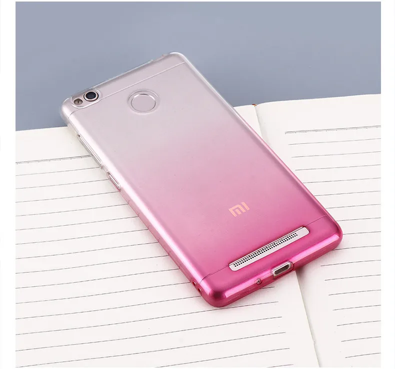Силиконовый чехол для xiaomi Redmi 3 Pro Hongmi 3 S, 5,0 дюймов, чехол Fundas, ультра тонкий ТПУ чехол для задней панели для xiaomi redrice 3 Pro - Цвет: Pink
