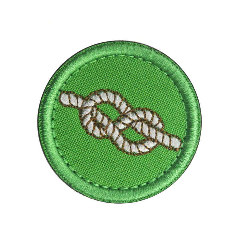 Boy-Scouts-patch-for-Jacket-backing-punk-motorcycle-embroidery-skeleton-biker-badge-Accessory-American-Boy-Scout