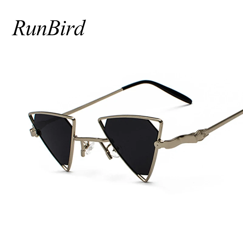 RunBird винтажные стимпанковские солнцезащитные очки в металлической оправе для
