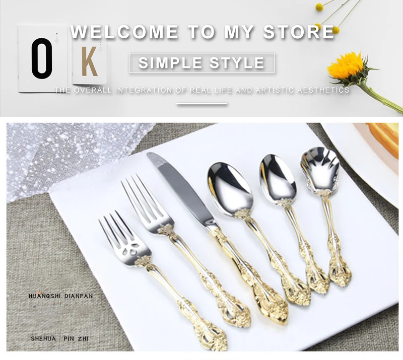 poggia posate talher rose gold inox (1)