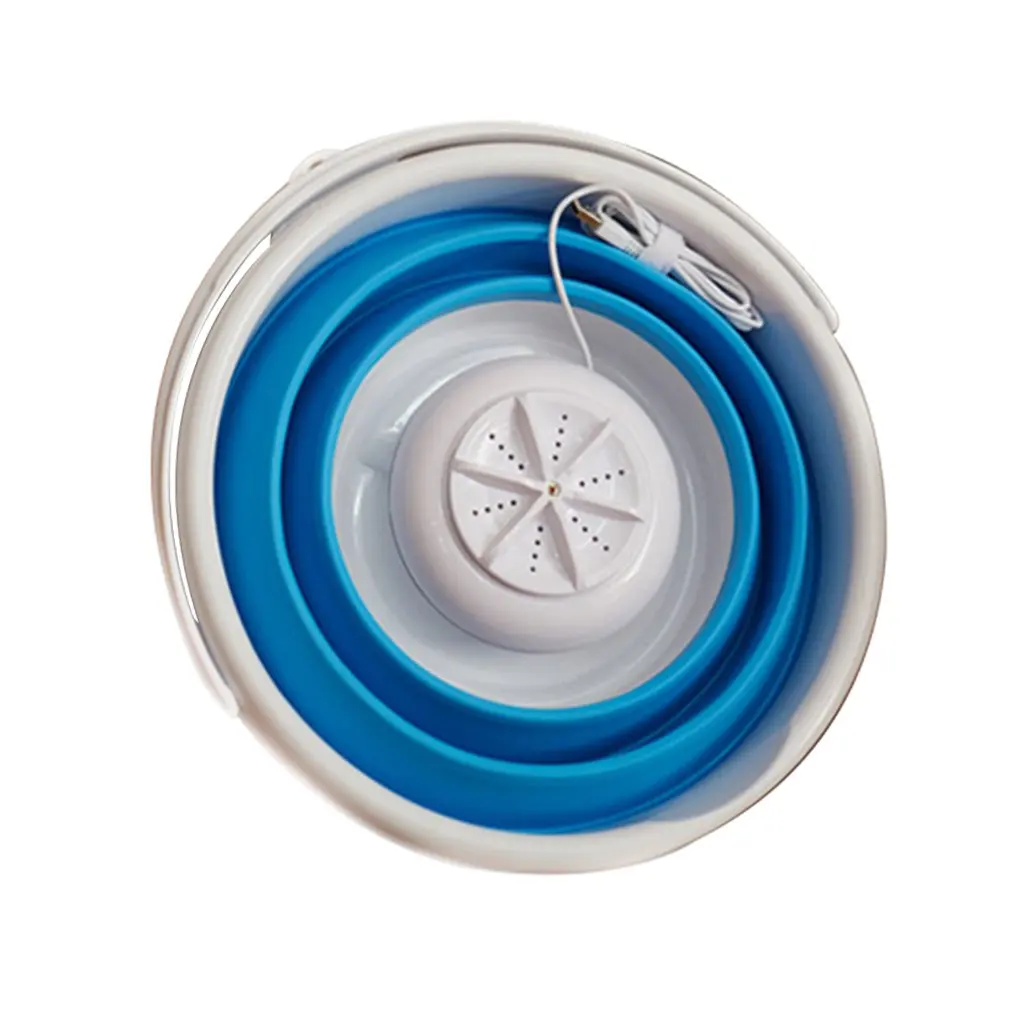 

Mini Portable USB Travel Laundry Turbine Cleaning Machine Spin Dryer for Clothes Washer Cleaner Home Travel