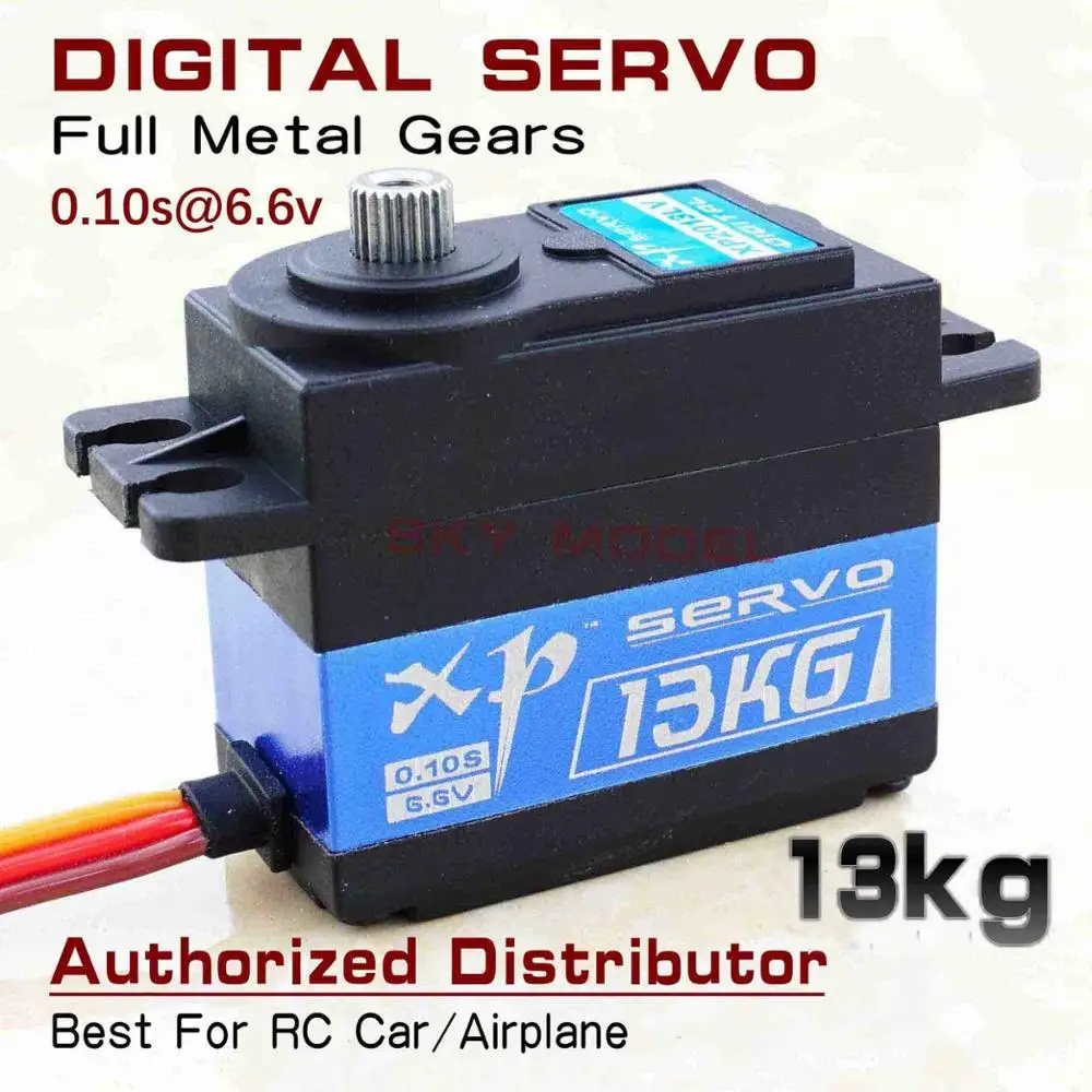 JX 2013LV 13kg High Speed Standard Digital Servo Metal Gears Case for 1:10 RC Car Robot Arm | Игрушки и хобби