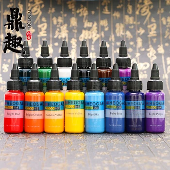 

Hot Sell Tattoo Ink 14 Colors 30ml/bottle Good Quality Tattoo Pigemnt For Tattoo Kits INK420