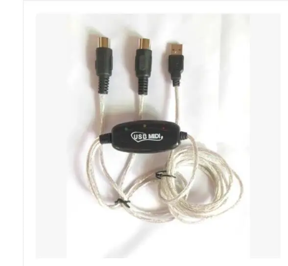 

USB Keyboard Music Cable USB to MIDI Music Editing Electric Piano Data Extension Cable 2M