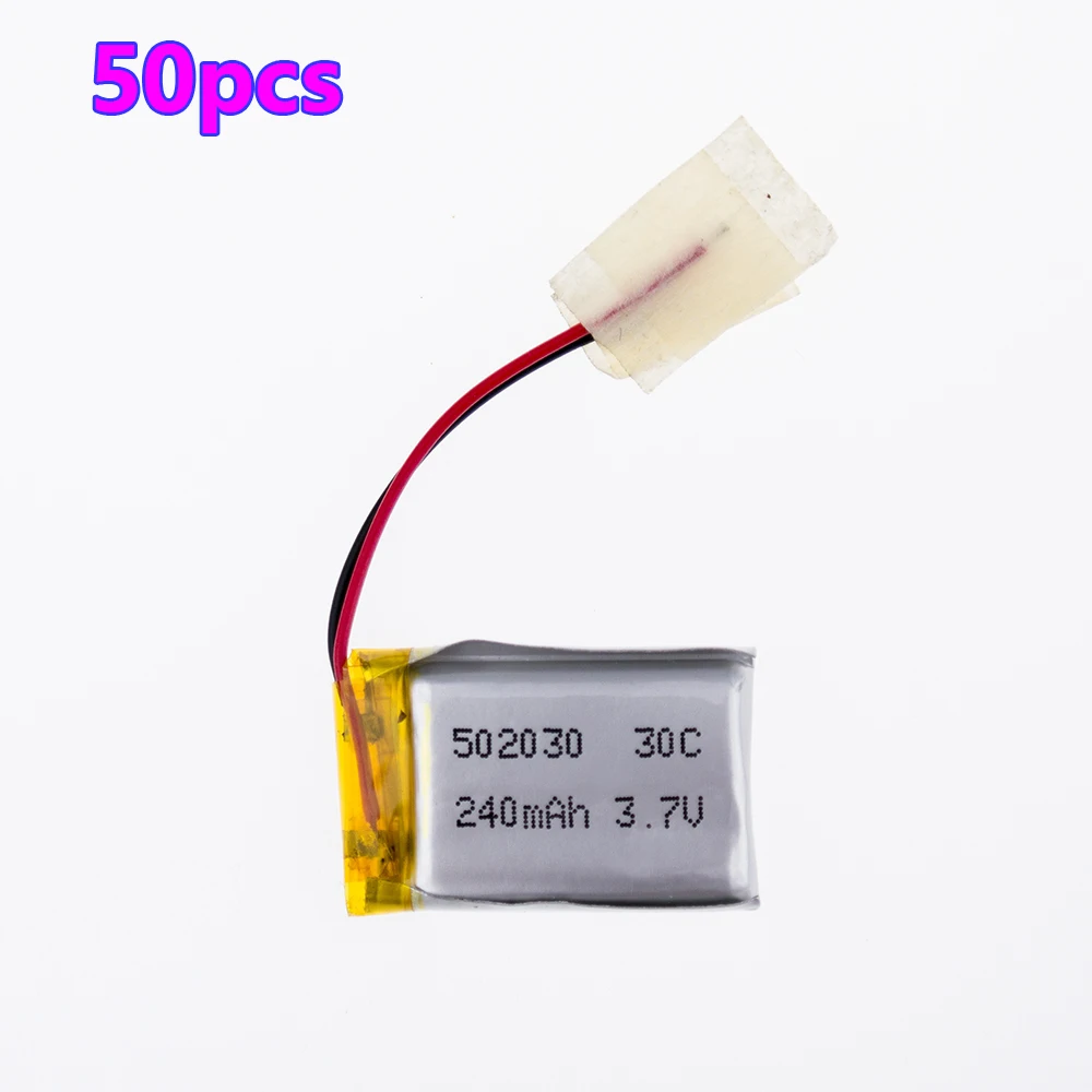 Батарея 3 7 в LiPo 240 мАч 30C для дрона Syma S107 S108 S109 S026 6020 50 шт. | Игрушки и хобби