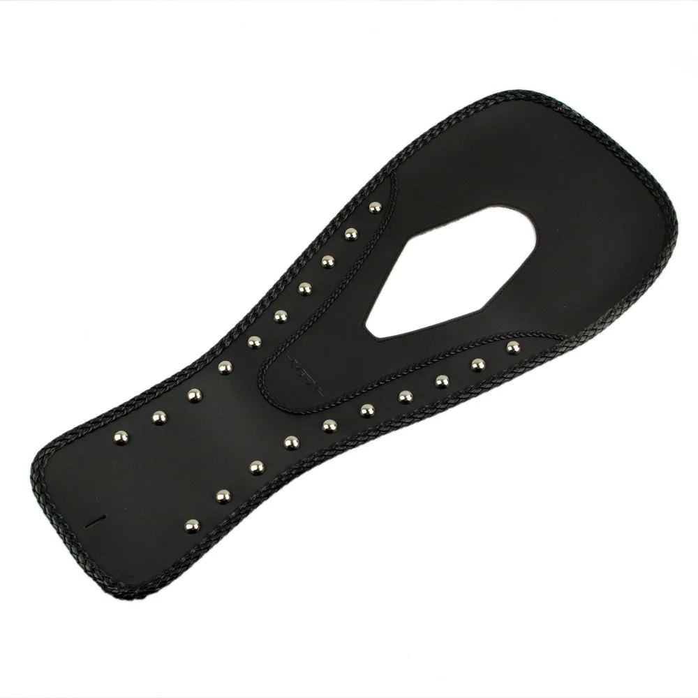 Motorcycle Leather Tank Pad Stud Cruiser Tank Bib Protector for Honda