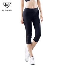 

B.BANG New Woman Gym Leggings For Fitness Sports Women Leggins Clothing Yoga Pants Capris Mesh Training Women Trousers Yoga