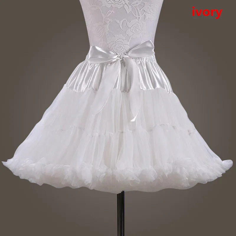 Short Puffy Cosplay Petticoat Crinoline Bridal Petticoat For Opera Evening Party Prom Wedding Ball Dresses Tutu Underskirt