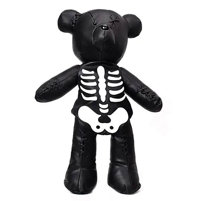 

Fashion Skeleton Bear Female Backpack Punk Style School Bags Designer Backpacks for Adolescent Girls