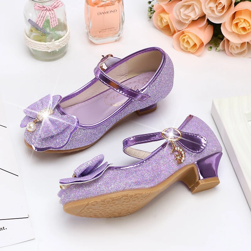 kids purple sandals