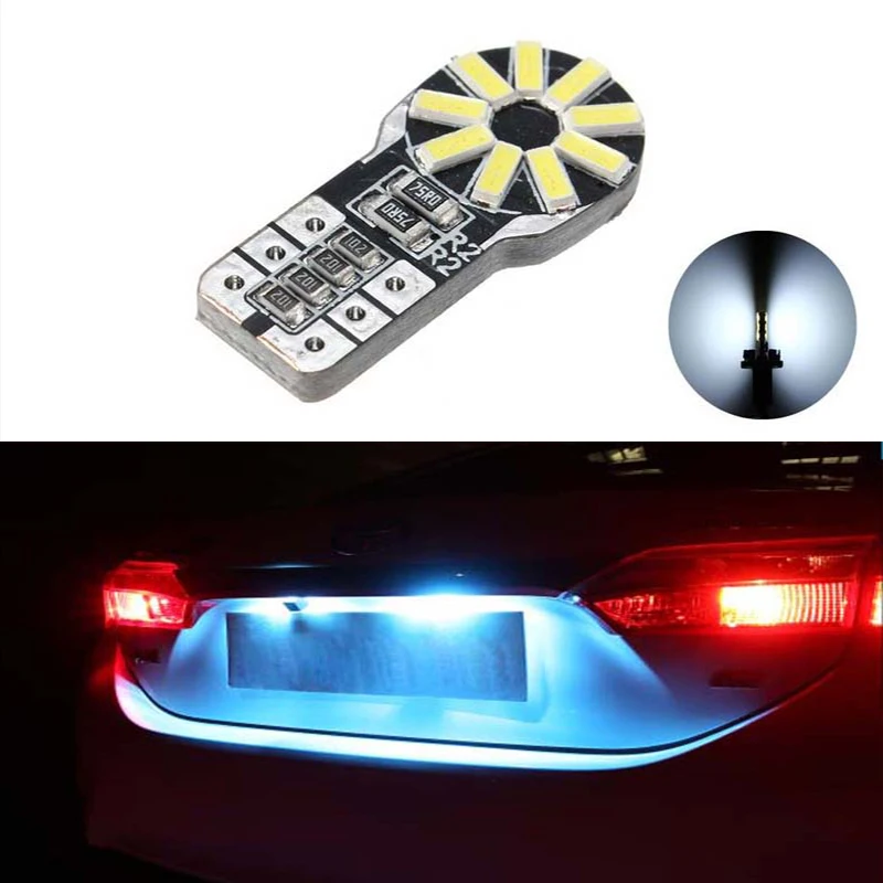 

1x Bright White License plate Light No Error T10 3014SMD LED For Opel Adam Corsa C Corsa C Combo Corsa D Astra H