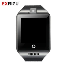 EXRIZU Smartwatch SIM Card Bluetooth Smart Watch Phone Clock Fitness Pedometer Music Player Device for Android