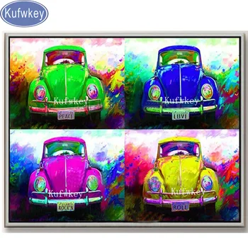 

Diy Diamond Painting Cross Stitch Kits Full Diamond Embroidery sale of wallpaper 5d painting car pictures Mosaic Office Decor