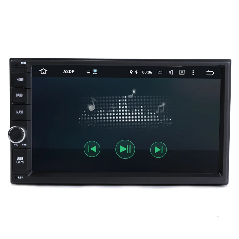 Flash Deal In Dash Android 7.1-CPU Double 2 Din Car radio GPS Navi Radio Player Stereo Headunit Video BT Car PC CD WiFi 3G car parking 3