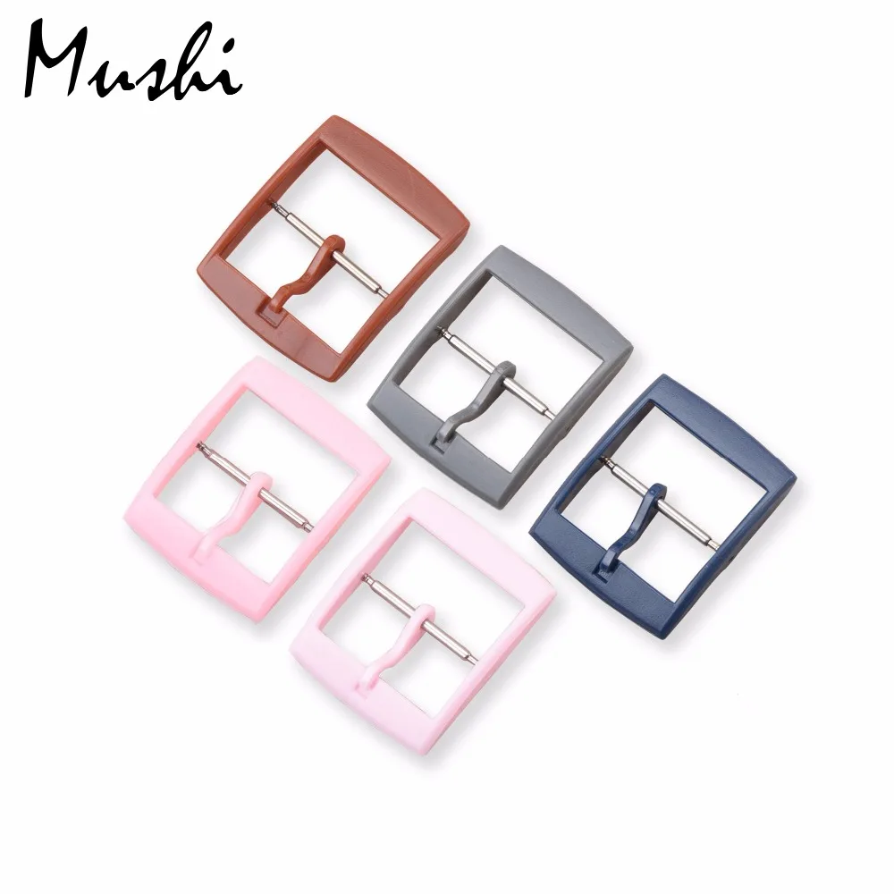 Аксессуары для часов MS образец ремешка пряжка силиконовые ремешки пластиковая 16