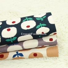 Импортная Плотная хлопковая ткань Скандинавская стильная печатная ткань ручная работа Сделай Сам рот Золотая сумка Одежда Платье Ткань Хлопок