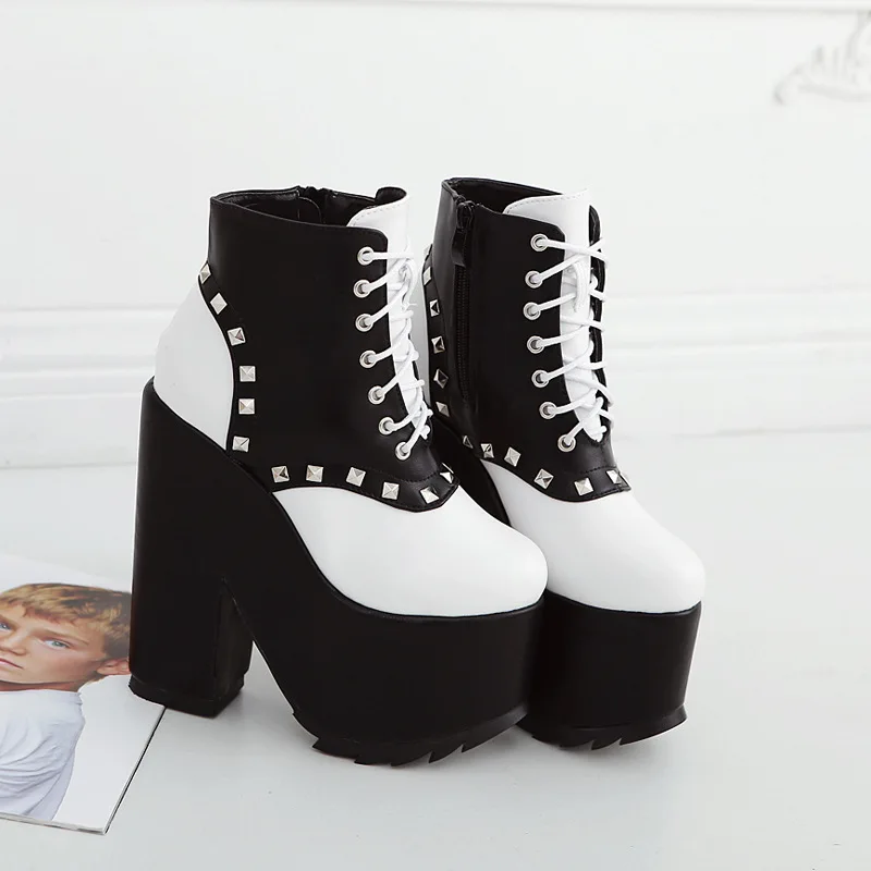 New Autumn And Winter 2016 Womens Shoes High Heels Pumps Platform Fashion Styles With Ankle Boots