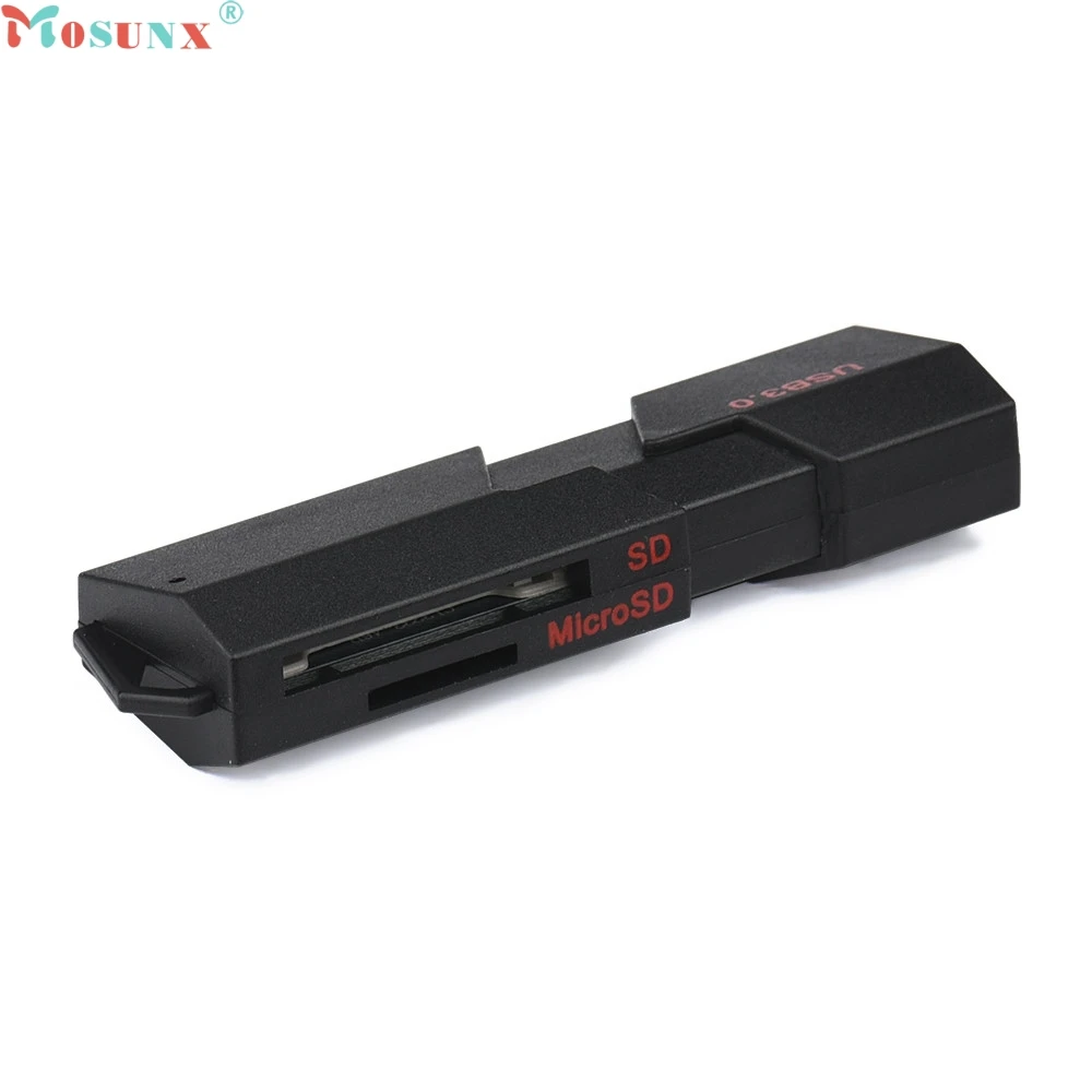Mosunx Simplestone 2in1 USB 3 0 высокоскоростной для Micro SD SDXC T Flash TF кардридер адаптер 0216|memory card