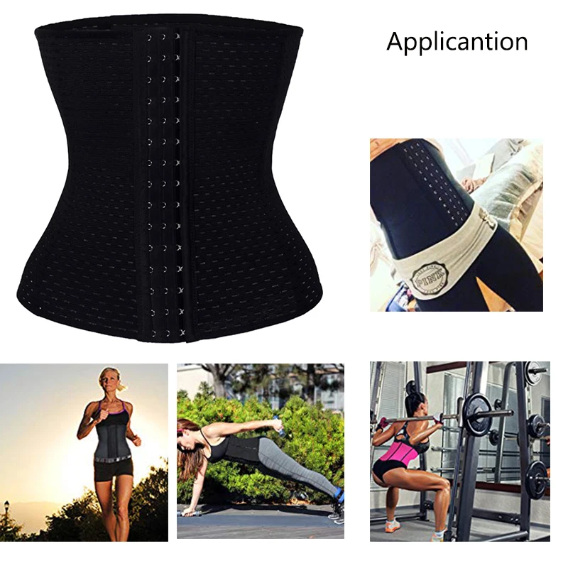 Women High Waist Trainer Corset Shaper Slimming Waist Cincher Belt Shaper Body Steel Boned Corset Modeling Strap Shapewear