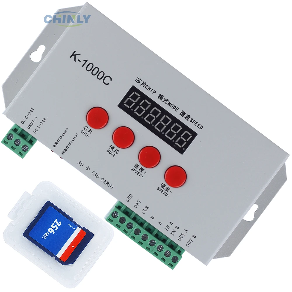 Светодиодная лента с максимальным контролем 2048 пикселей для LPD6803 WS2811 WS2812b WS2813 SK6812