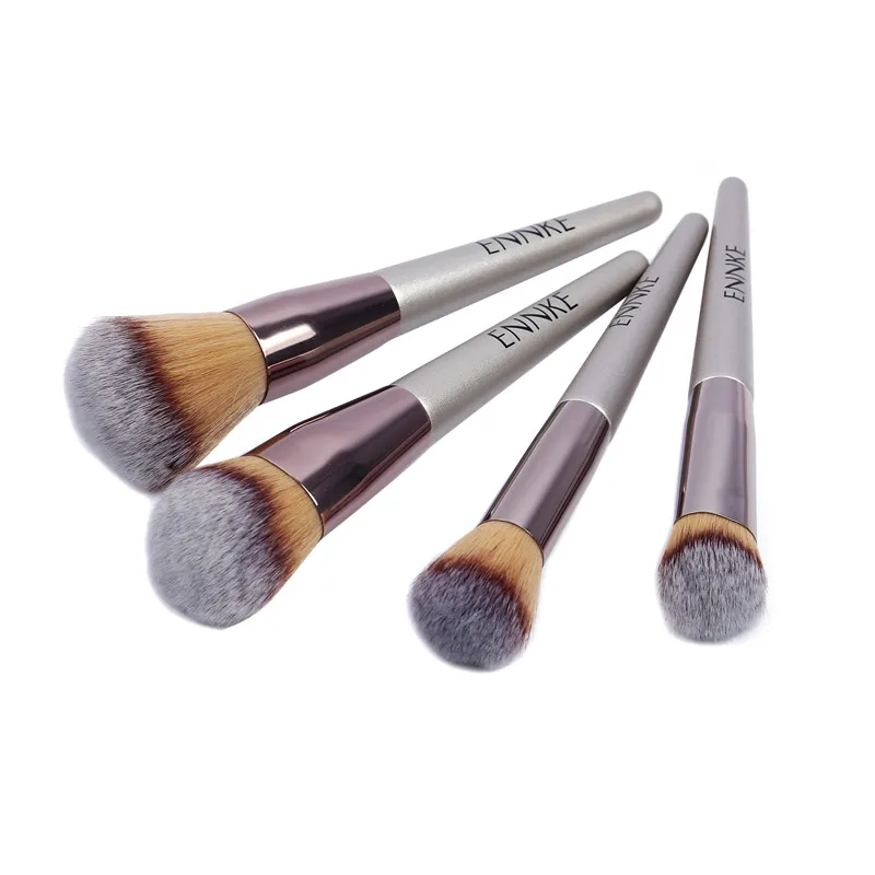 

ENNKE 4Pcs Beauty Makeup Brushes Set Cosmetic Foundation Powder Blush Make Up Brush Tool Kit Maquiagem