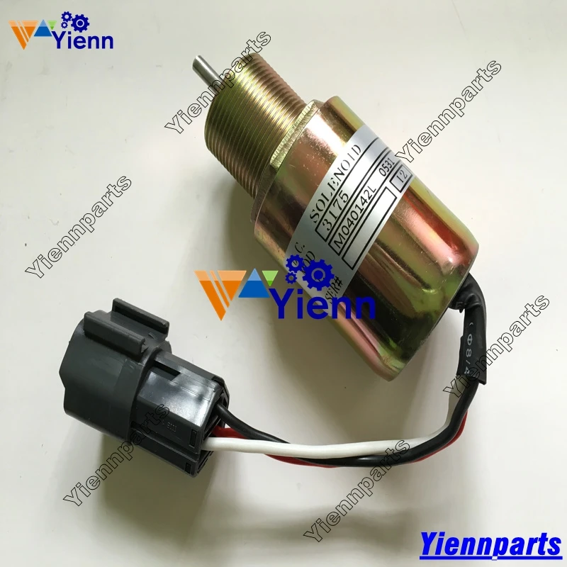 Mitsubishii l3e l3c S3L s3l2 S4L s4l2 Стоп электромагнитный 30a87-20402 30a87-00040 для peljob eb350 eb406 мини-экскаватор Diesel Двигатели для автомобиля